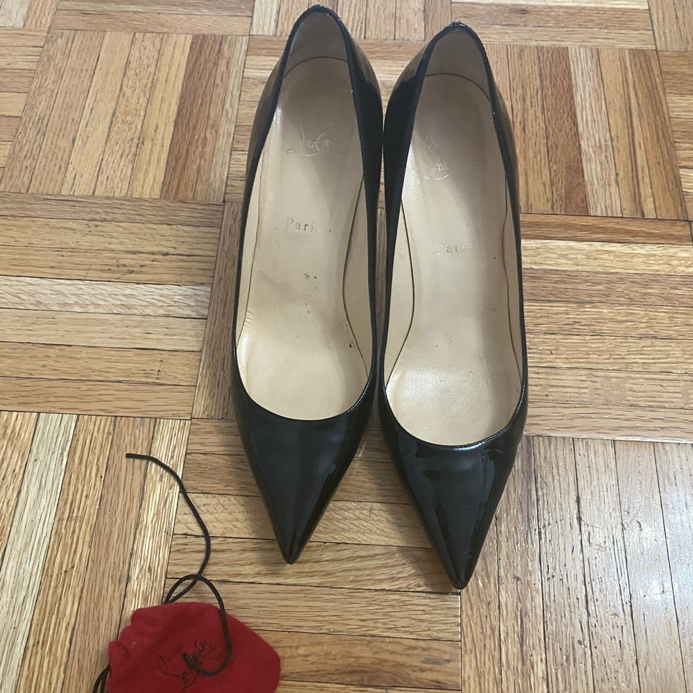 Christian louboutin size 10 3 inch heels authentic - Picture 2 of 15